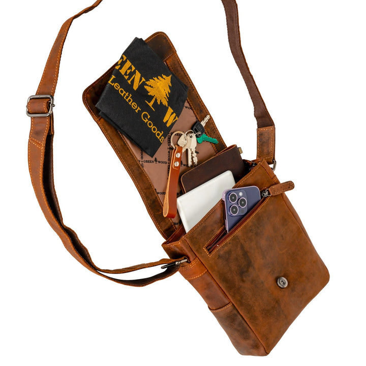 Mini-Messenger Henry Sandal - Unisex - Greenwood Leather