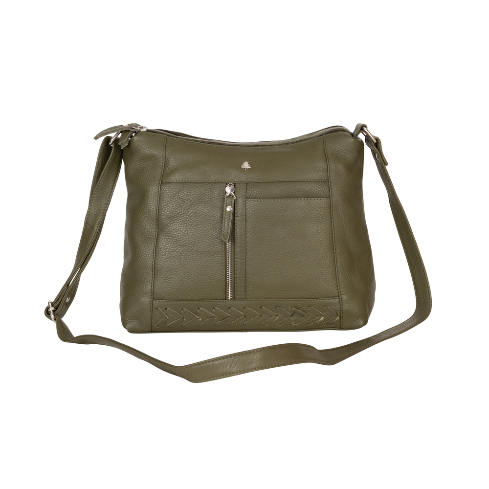 Elegant Leather Crossbody Bag Tressa – Stylish & Functional - Greenwood Leather