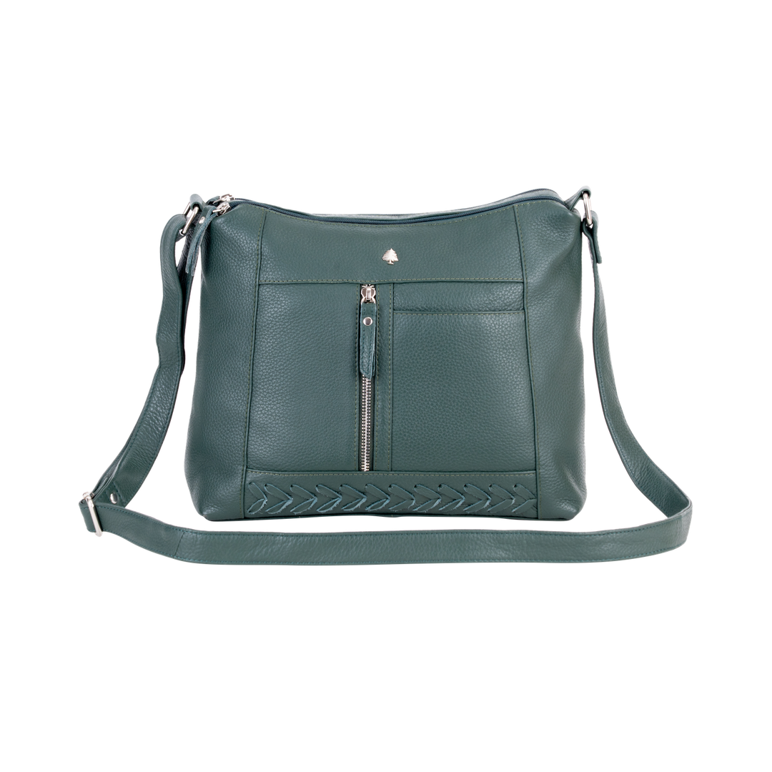 Elegant Leather Crossbody Bag Tressa – Stylish & Functional - Greenwood Leather