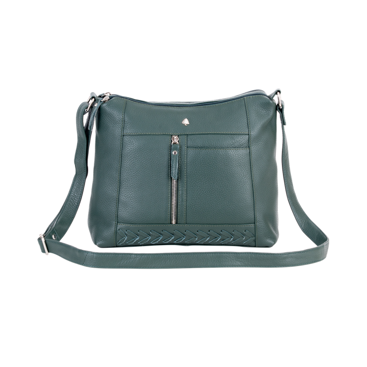 Elegant Leather Crossbody Bag Tressa – Stylish & Functional - Greenwood Leather