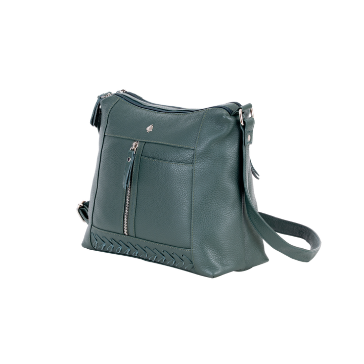 Elegant Leather Crossbody Bag Tressa – Stylish & Functional - Greenwood Leather