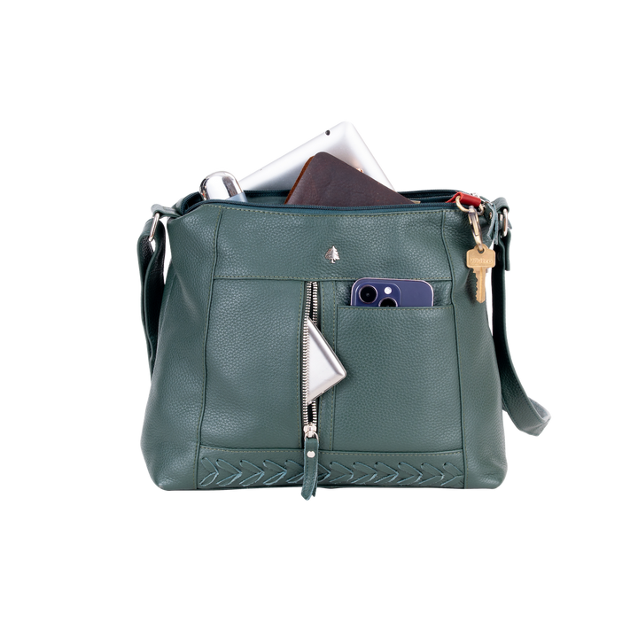 Elegant Leather Crossbody Bag Tressa – Stylish & Functional - Greenwood Leather