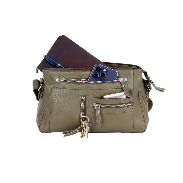 Leather Crossbody Bag Vanessa – Stylish, Functional & Timeless - Greenwood Leather