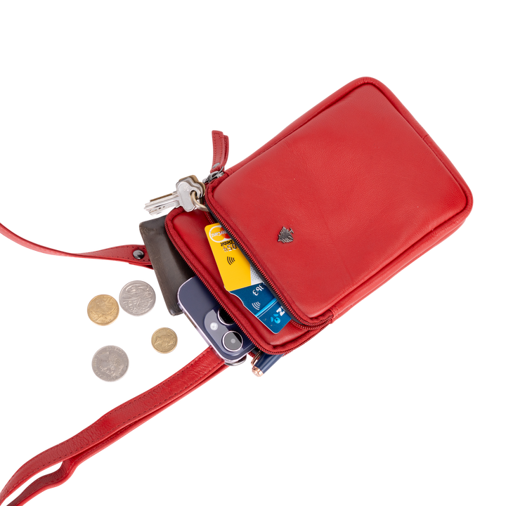 Leather Compact Crossbody – Oslo - Greenwood Leather