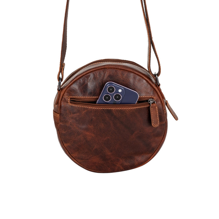 Leather Shoulder Bag - Sandy - Greenwood Leather