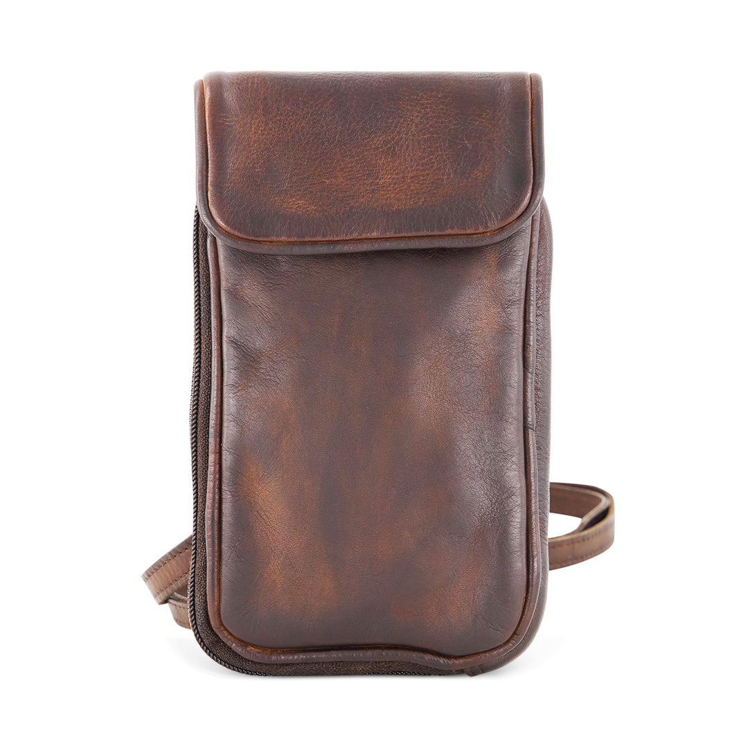Leather Phone Bag Elk - Brown - Greenwood Leather
