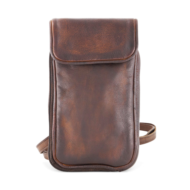Leather Phone Bag Elk - Brown - Greenwood Leather