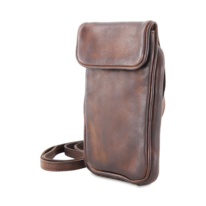 Leather Phone Bag Elk - Brown - Greenwood Leather