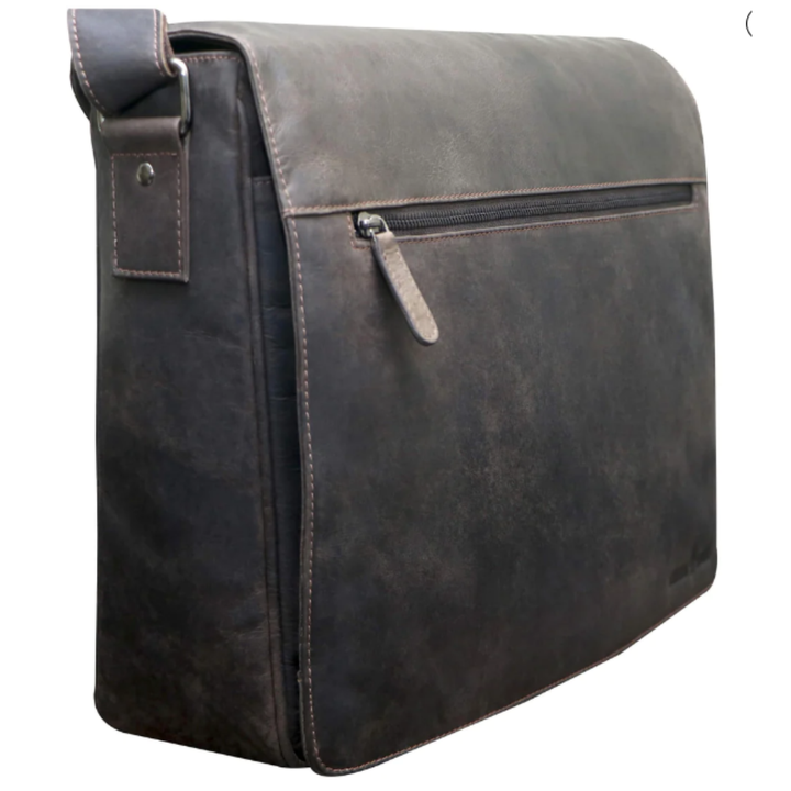 Leather Laptop Bag Richard Brown - Greenwood Leather