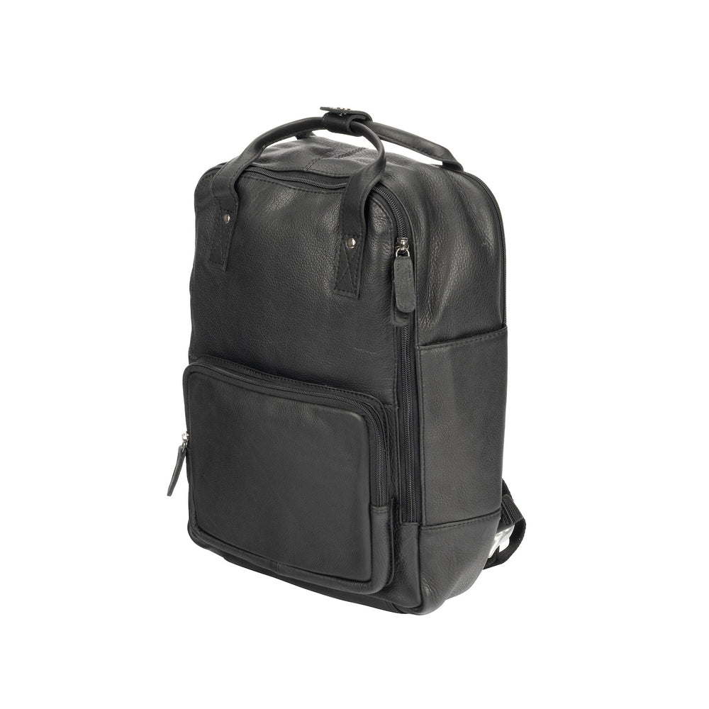 Leather Backpack Yukon - Black - Greenwood Leather