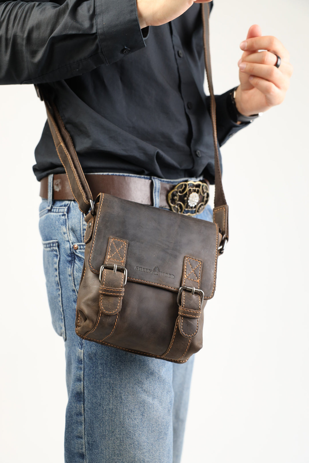 Leather Crossbody Bag