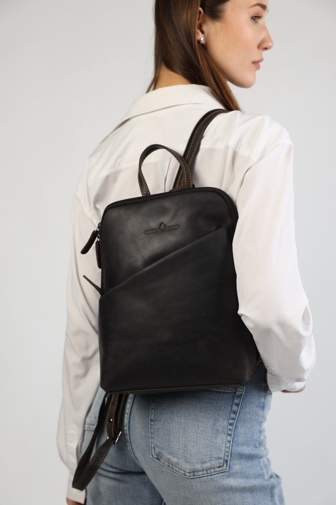 Women Leather Backpack