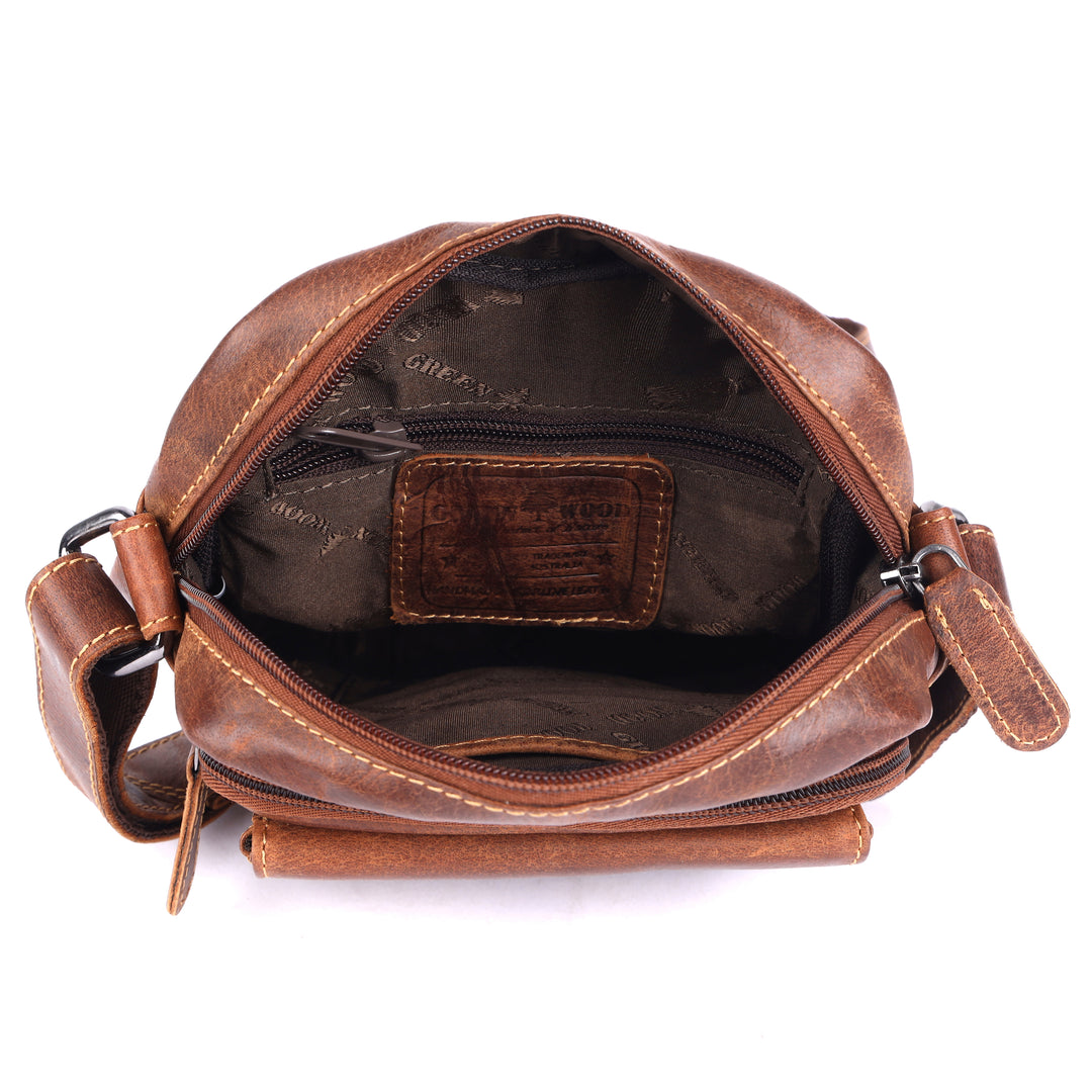 Emilia Mini Crossbody Leather Bag - Greenwood Leather