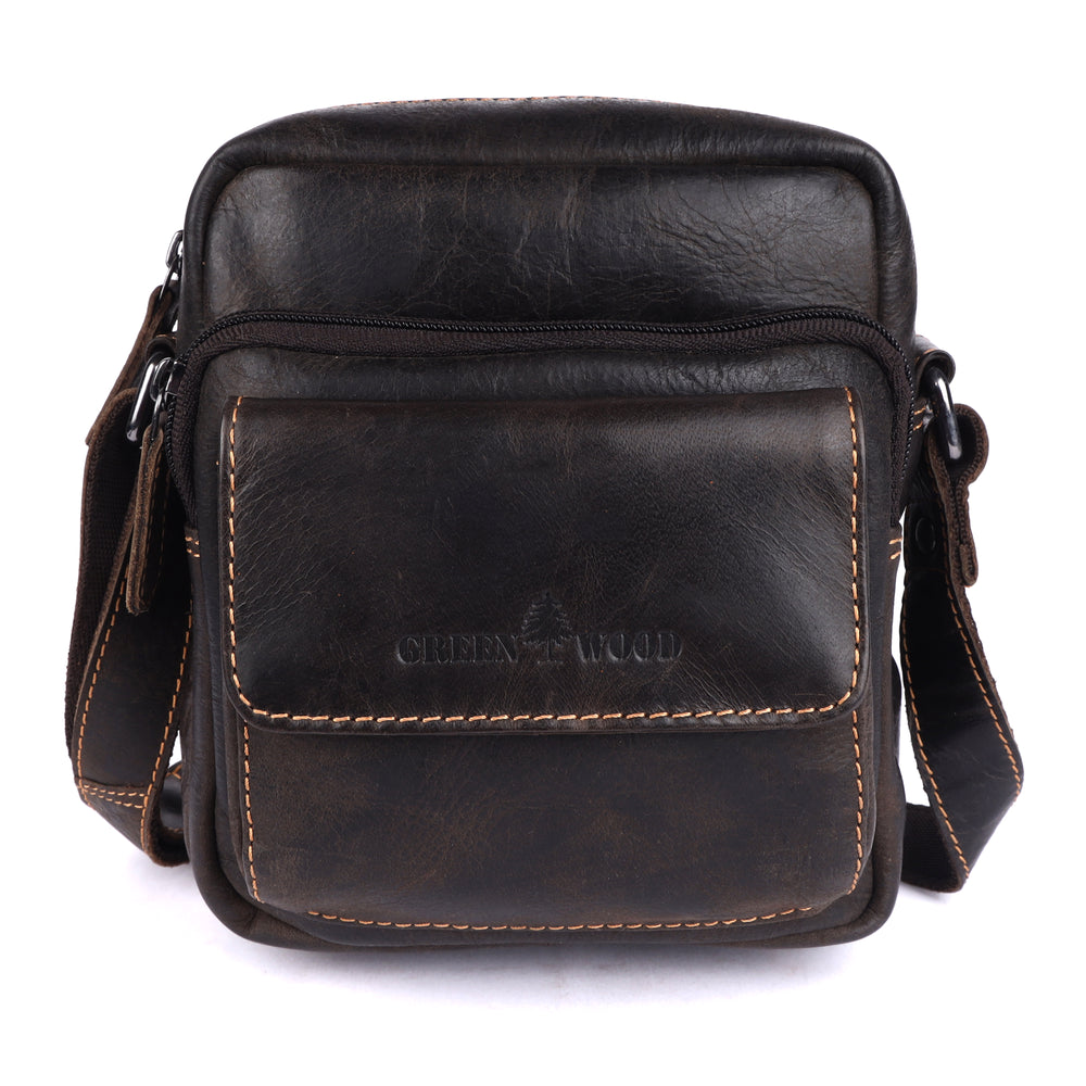 Emilia Mini Crossbody Leather Bag - Greenwood Leather