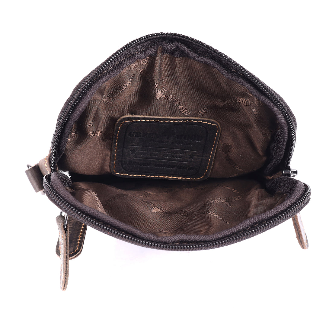 Timber Mini Crossbody Leather Bag - Greenwood Leather