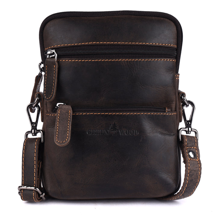 Timber Mini Crossbody Leather Bag - Greenwood Leather