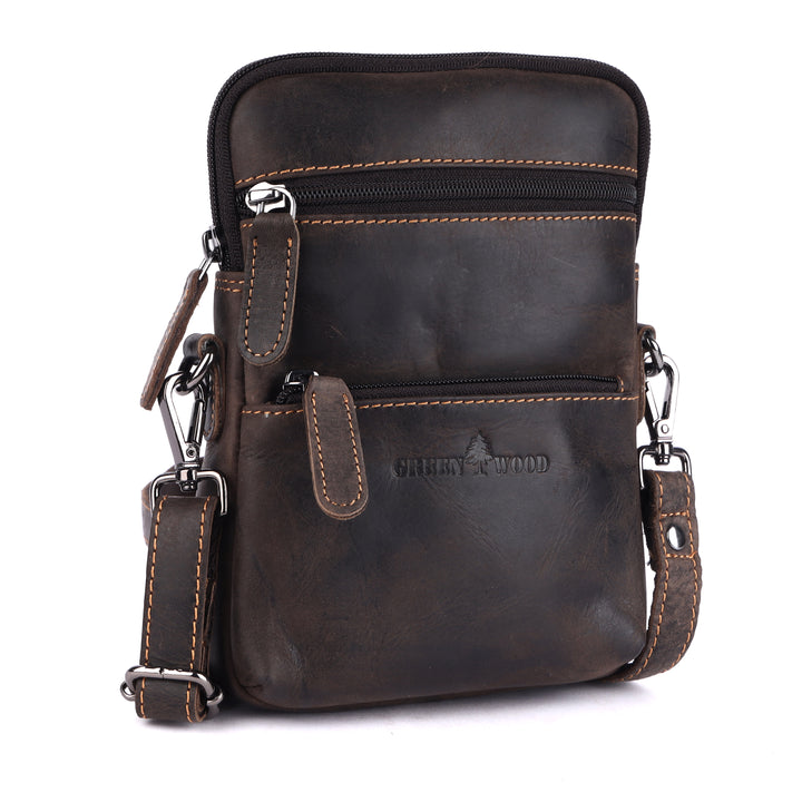 Timber Mini Crossbody Leather Bag - Greenwood Leather