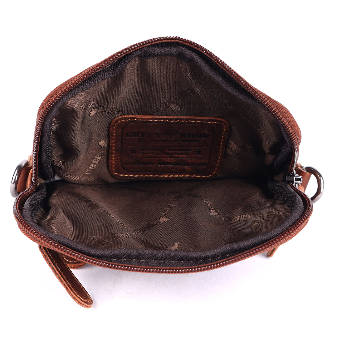 Timber Mini Crossbody Leather Bag - Greenwood Leather