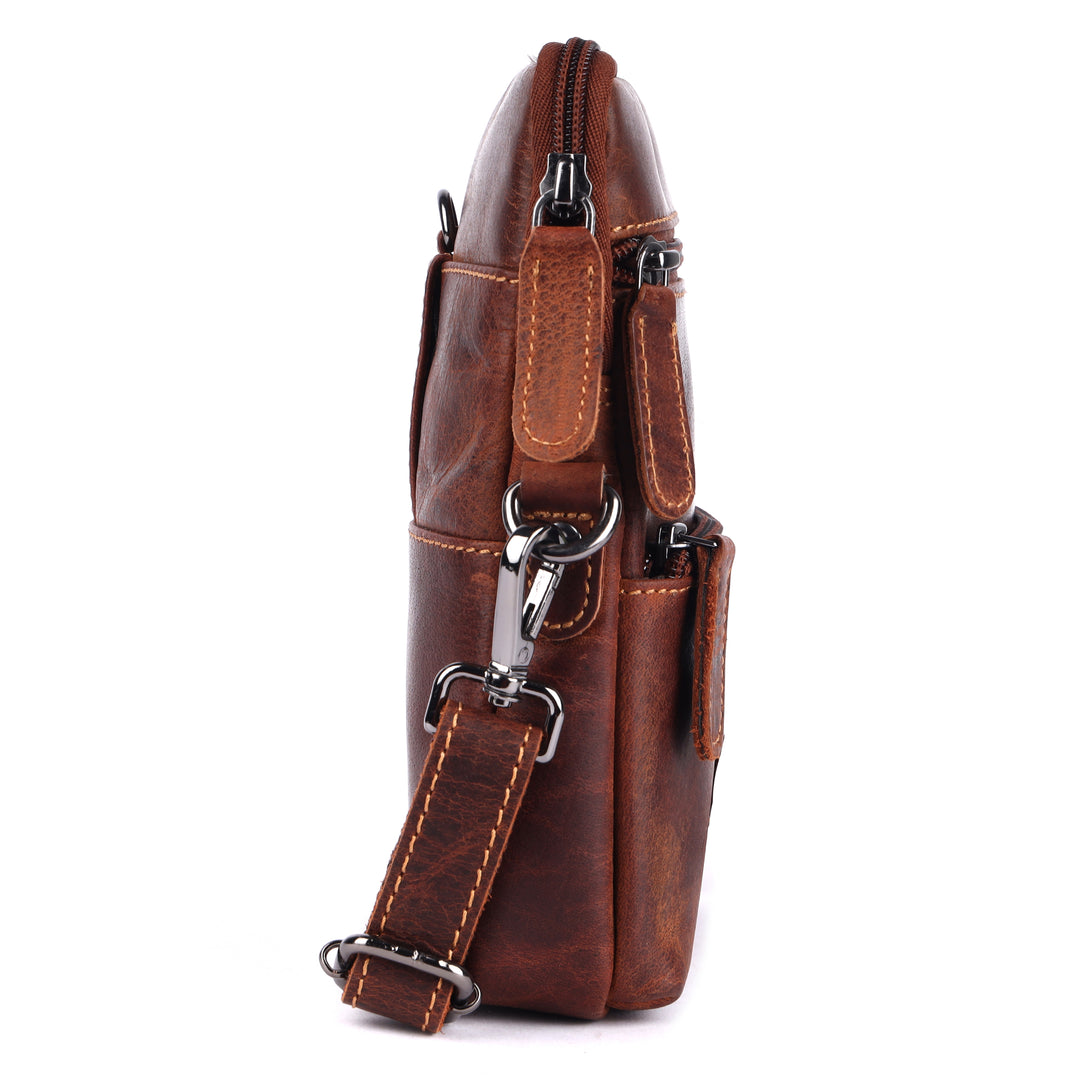 Timber Mini Crossbody Leather Bag - Greenwood Leather