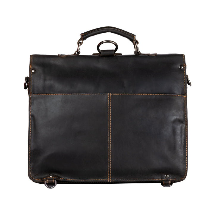 Sacoche pour Ordinateur Portable en Cuir Portland Marron