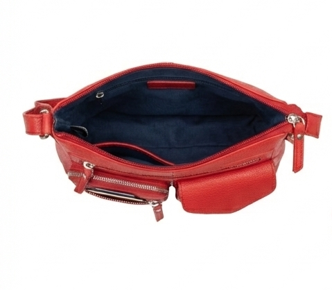 Mila Multi-Pocket Leather Crossbody Bag - Greenwood Leather