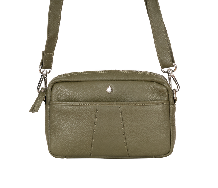 Elora Mini Crossbody – Black Leather Bag - Greenwood Leather