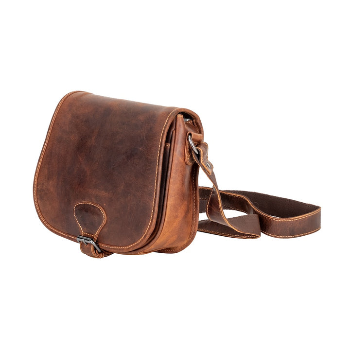 Sac à Bandoulière en Cuir Dubbo - Marron