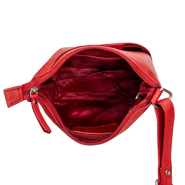 Sac à Bandoulière en Cuir Dubbo - Marron