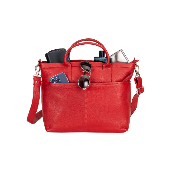Sac à Bandoulière en Cuir Dubbo - Marron