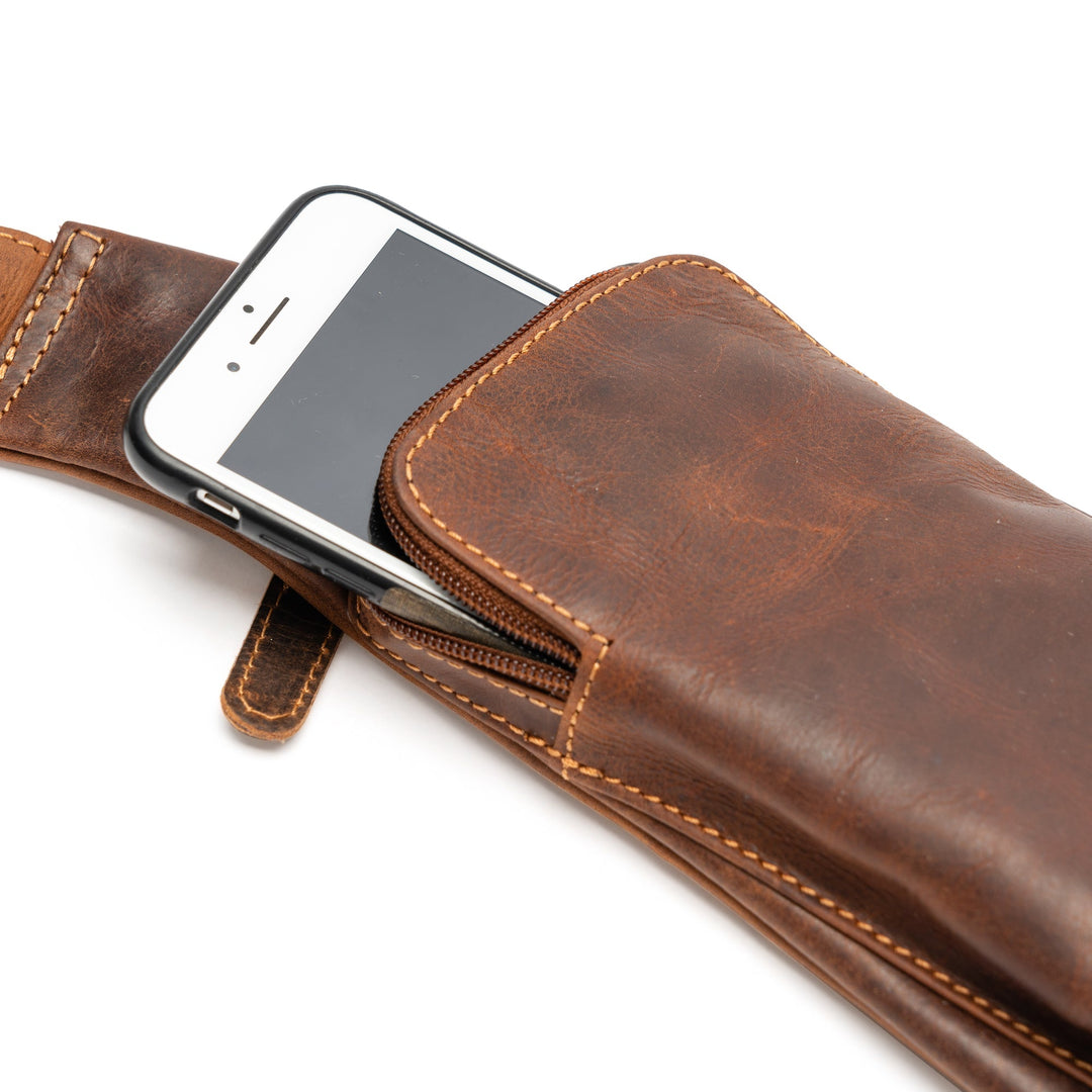 Leather Crossbody Bag - Harley