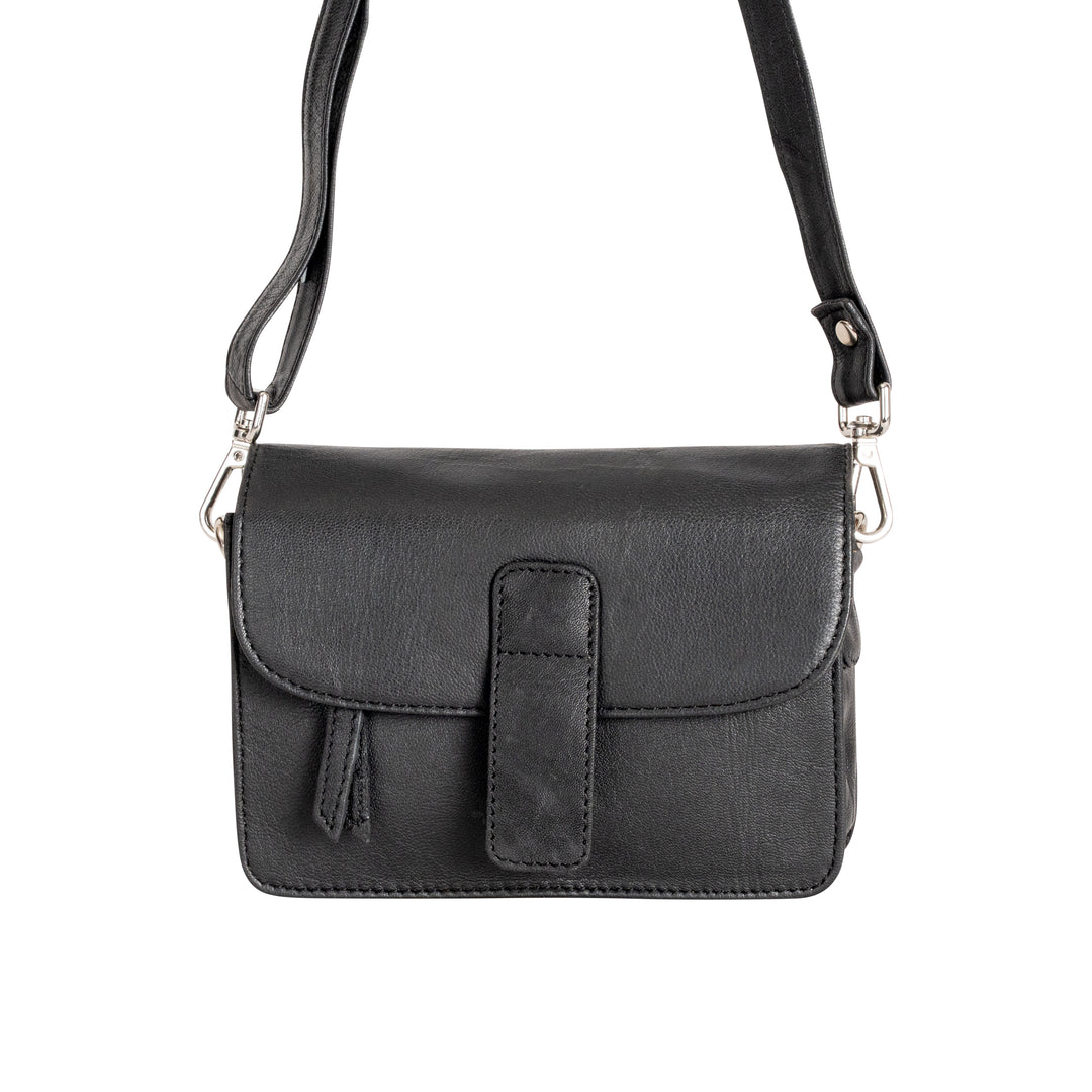 Sunny Mini Genuine Leather Crossbody Bag – 3-Way Convertible Belt Bag - Greenwood Leather