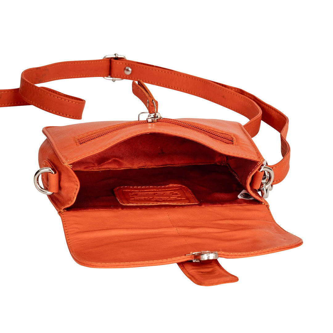 Sunny Mini Genuine Leather Crossbody Bag – 3-Way Convertible Belt Bag - Greenwood Leather