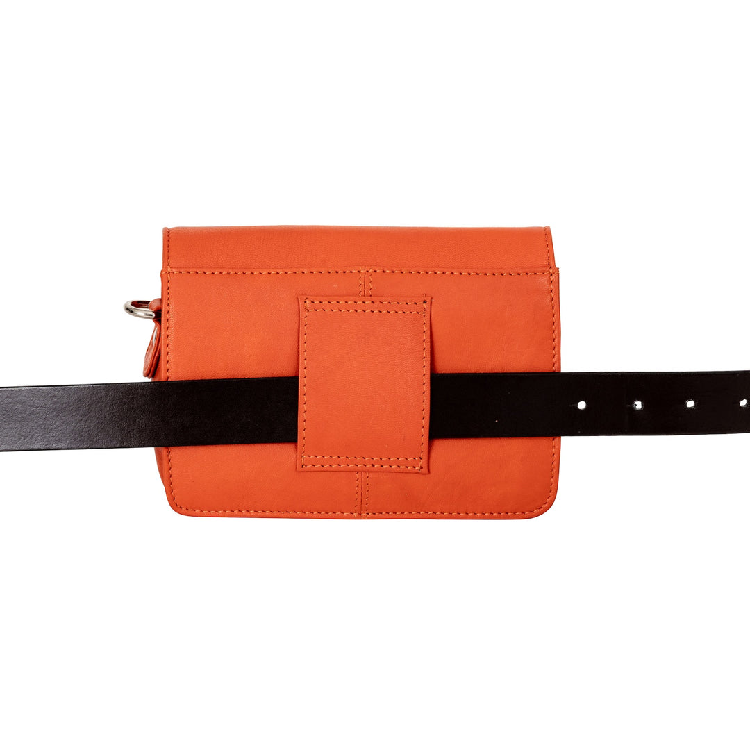 Sunny Mini Genuine Leather Crossbody Bag – 3-Way Convertible Belt Bag - Greenwood Leather