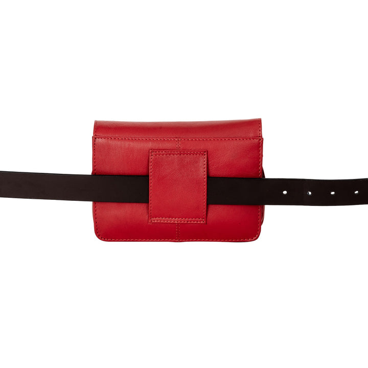 Sunny Mini Genuine Leather Crossbody Bag – 3-Way Convertible Belt Bag - Greenwood Leather