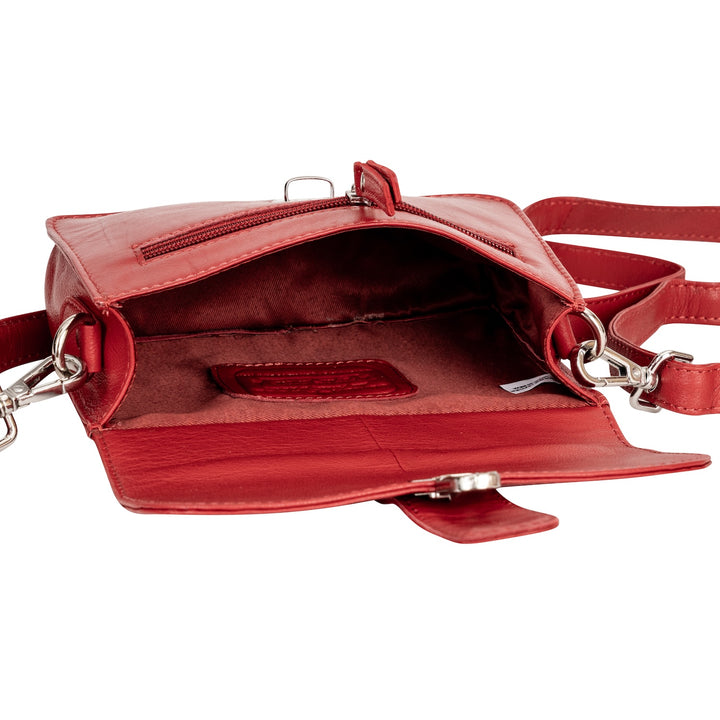 Sunny Mini Genuine Leather Crossbody Bag – 3-Way Convertible Belt Bag - Greenwood Leather