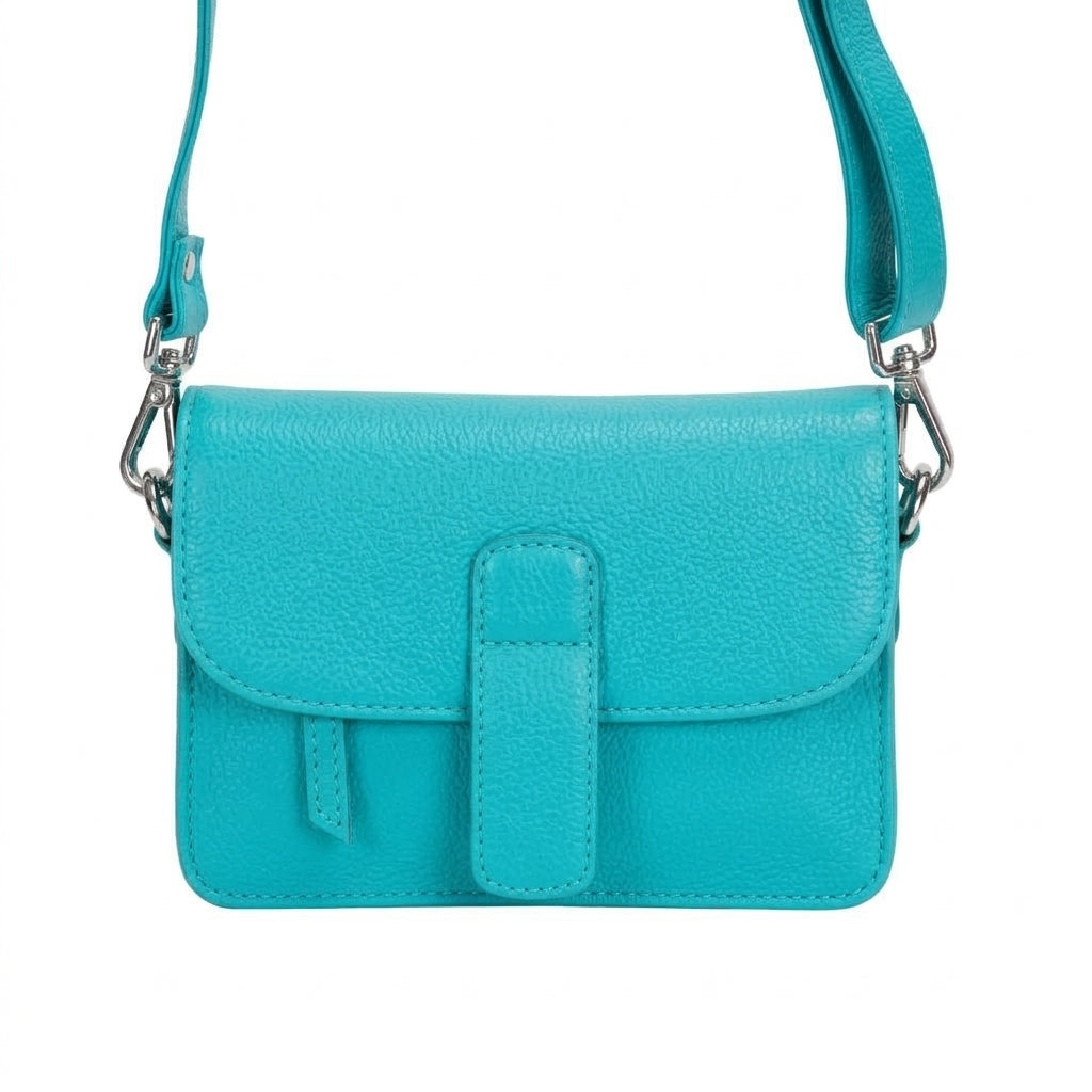 Sunny Mini Genuine Leather Crossbody Bag – 3-Way Convertible Belt Bag - Greenwood Leather