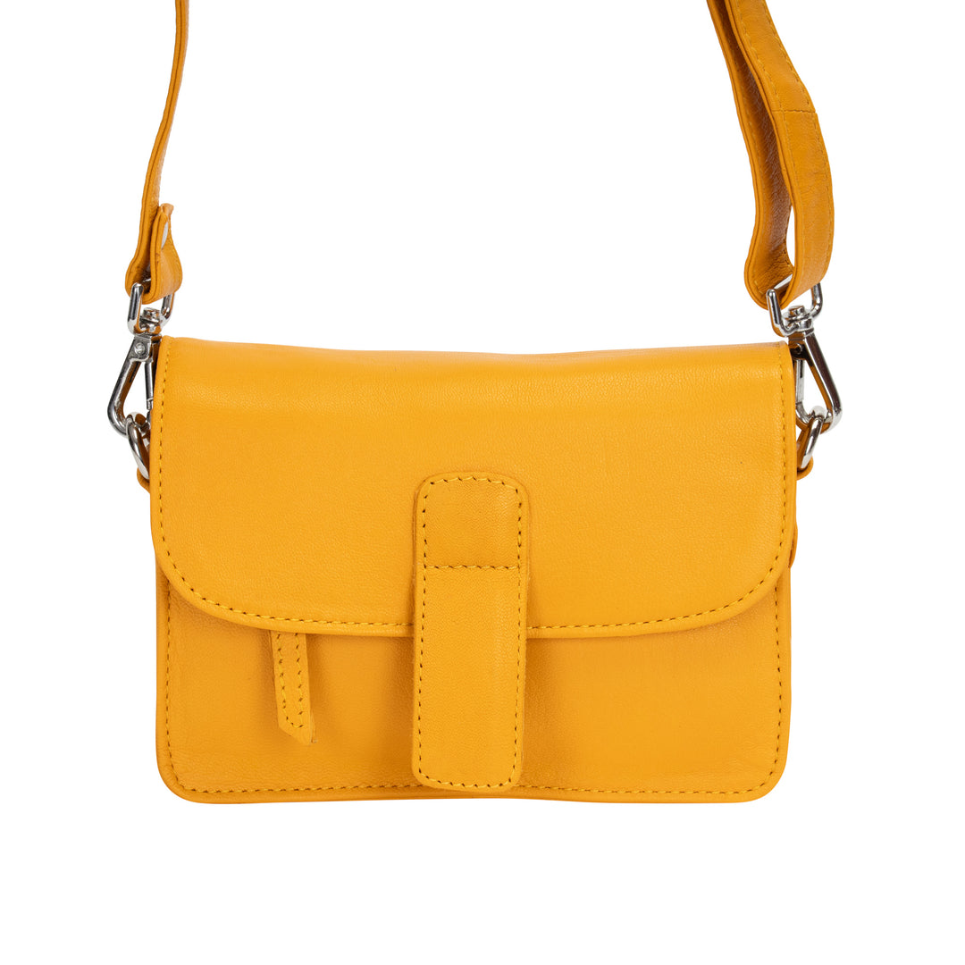 Sunny Mini Genuine Leather Crossbody Bag – 3-Way Convertible Belt Bag - Greenwood Leather