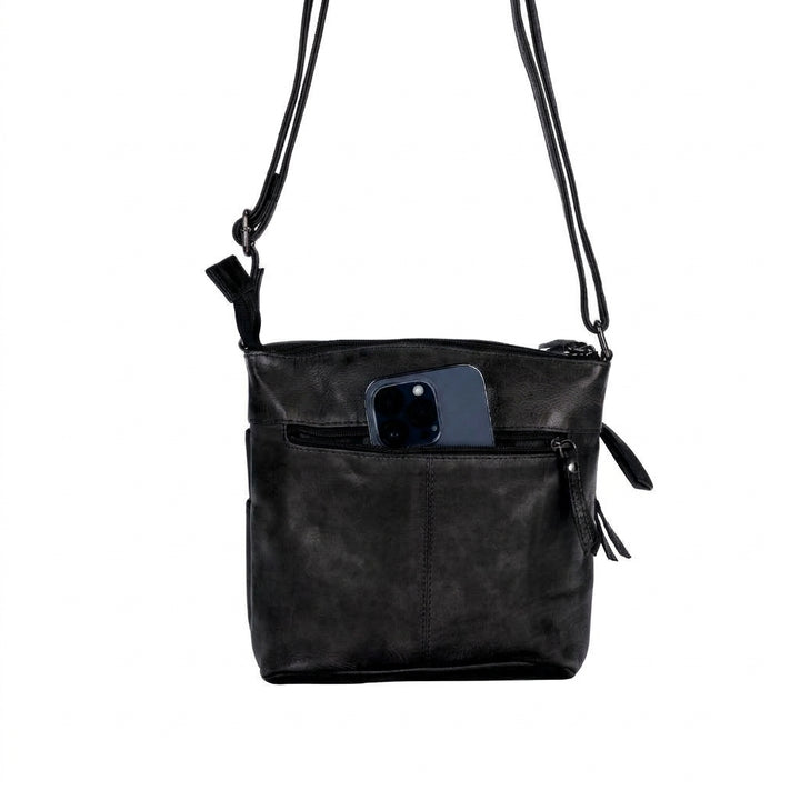 Riley Leather Crossbody Bag