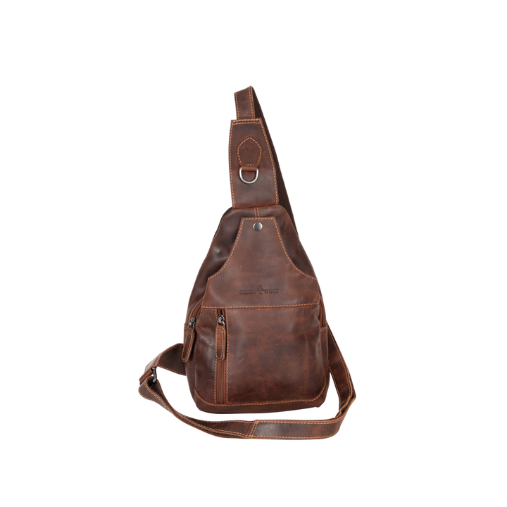 Ranger Sandel Leather Sling Bag – Chest Crossbody - Greenwood Leather