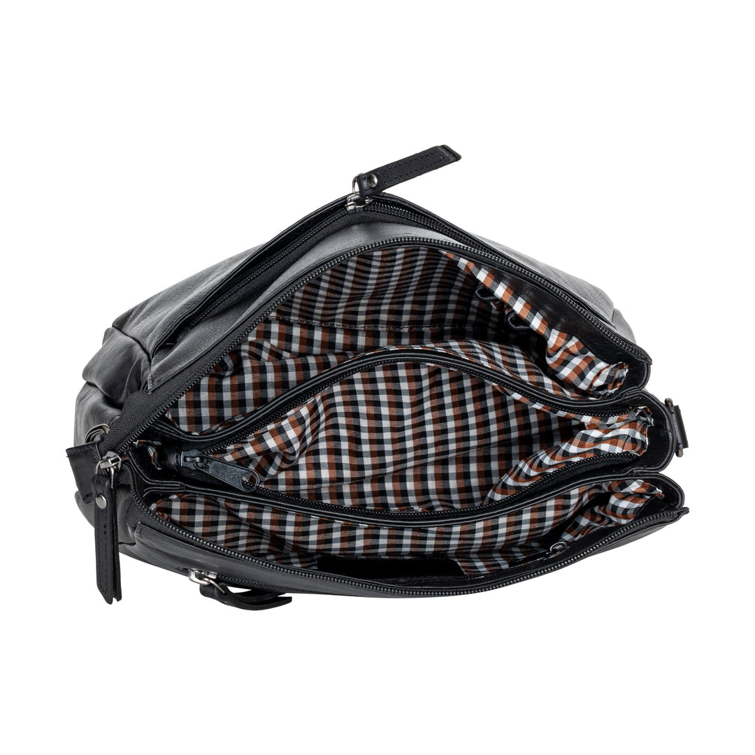 Sac à Bandoulière en Cuir Dubbo - Marron