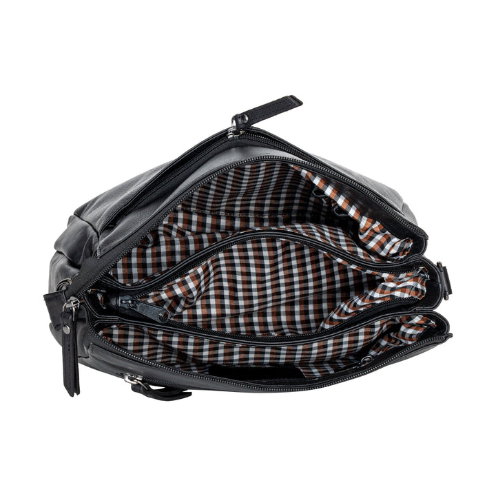Sac à Bandoulière en Cuir Dubbo - Marron
