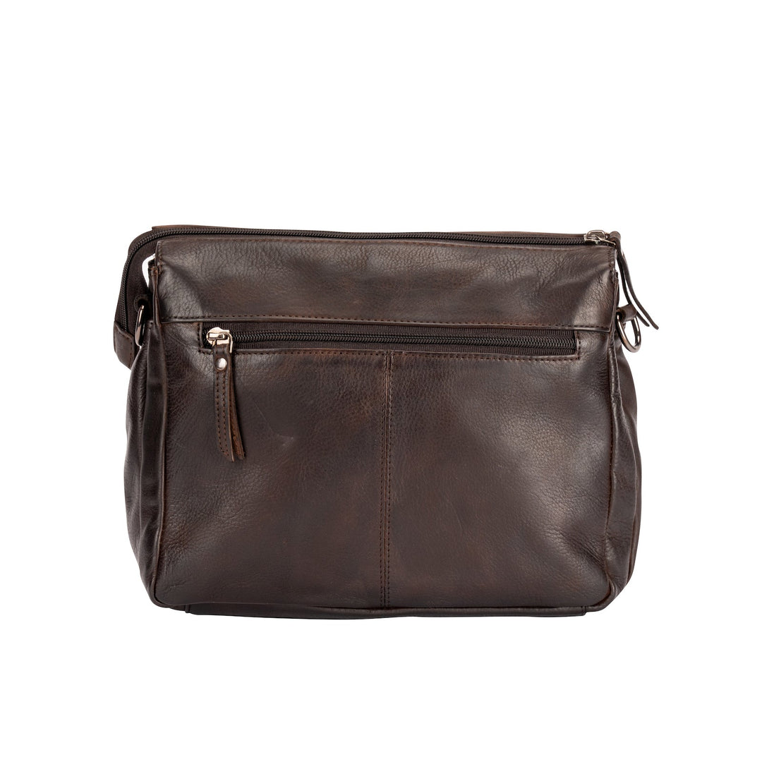 Sac à Bandoulière en Cuir Dubbo - Marron