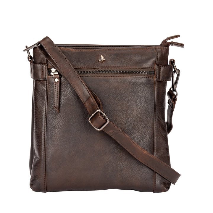 Full-Grain Leather Shoulder Bag for Women - Isalie