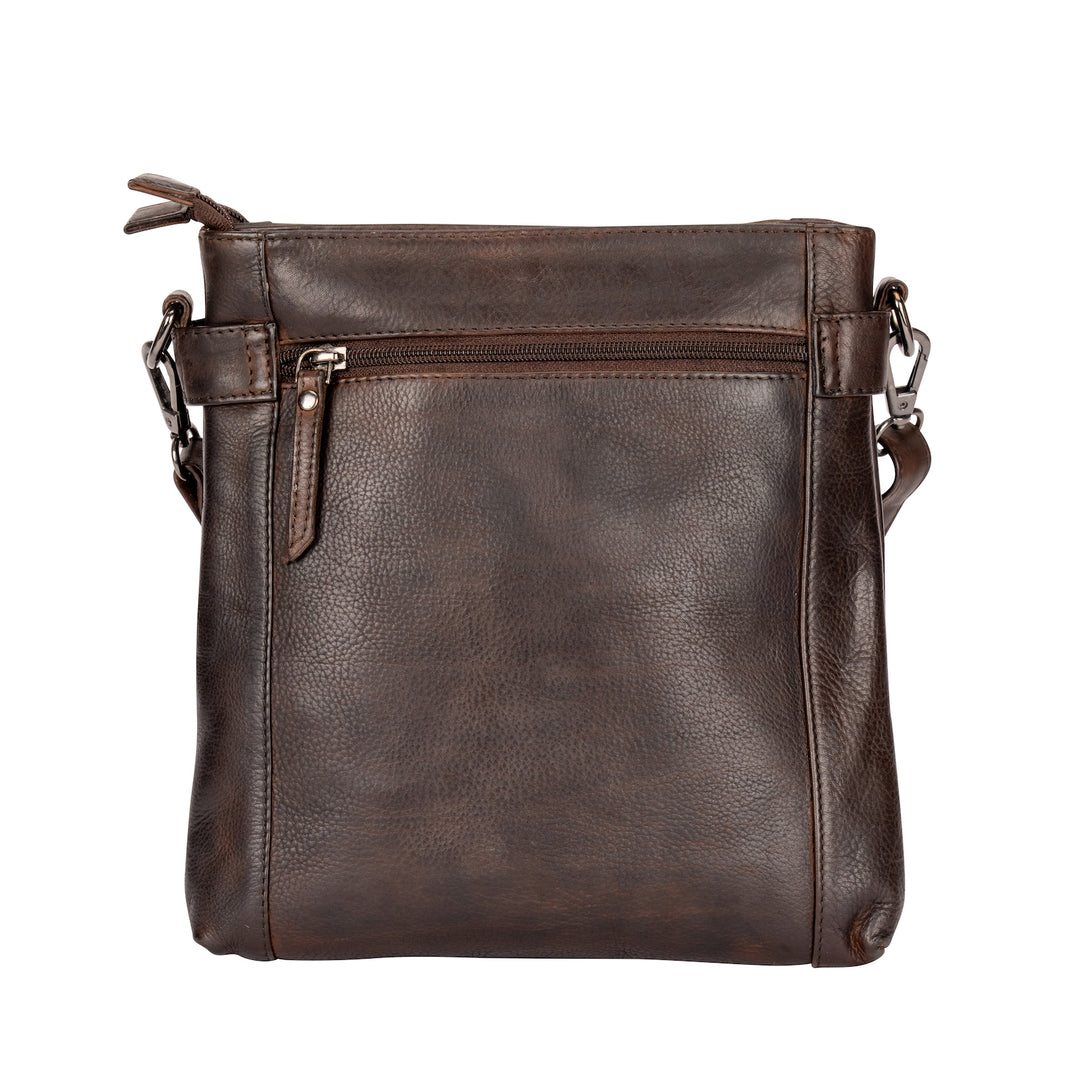 Full-Grain Leather Shoulder Bag for Women - Isalie