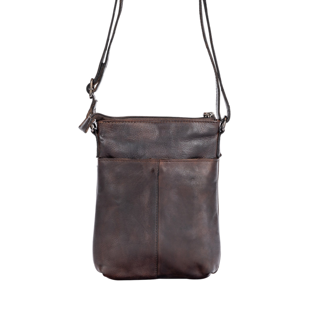Leather Shoulder Bag Merlin - Greenwood Leather