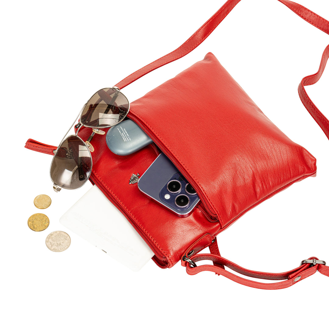 Maple Leather Crossbody Bag for Women | Greenwood Leather