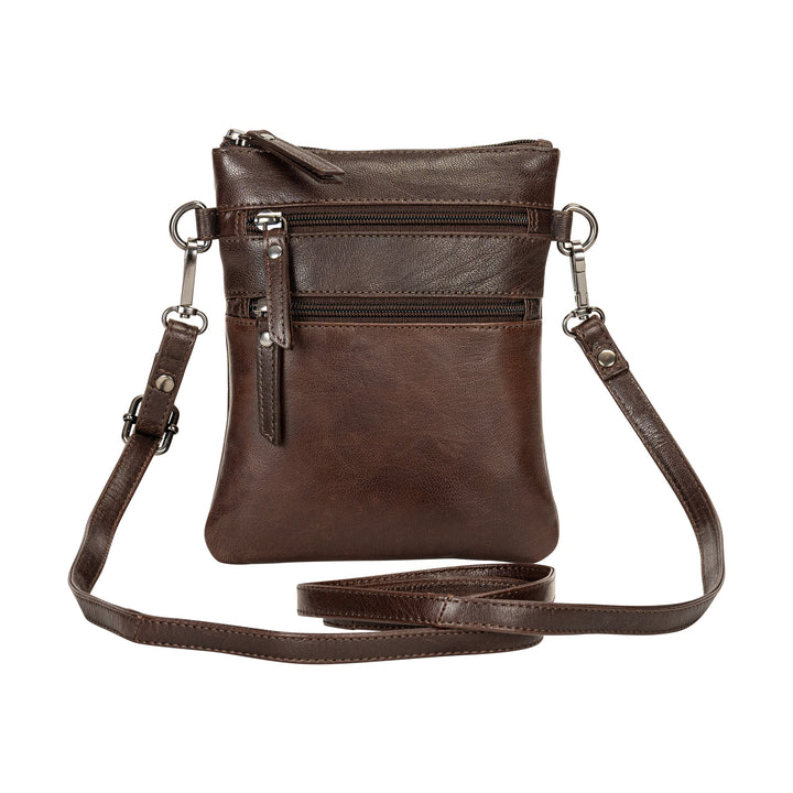 The Cedar – Compact Full-Grain Leather Crossbody Bag