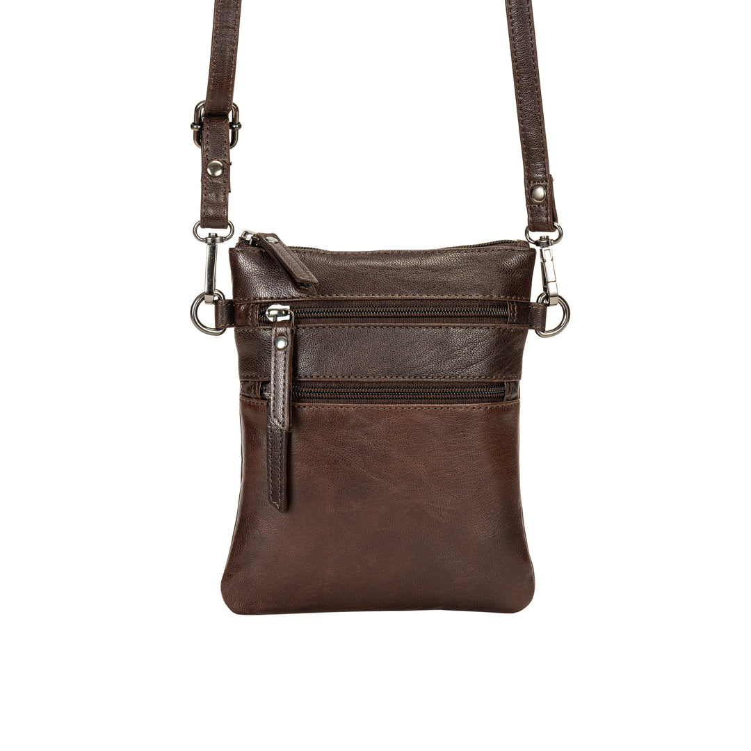 The Cedar – Compact Full-Grain Leather Crossbody Bag