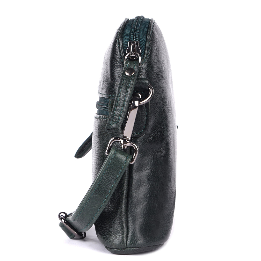 Sac à Bandoulière en Cuir Dubbo - Marron