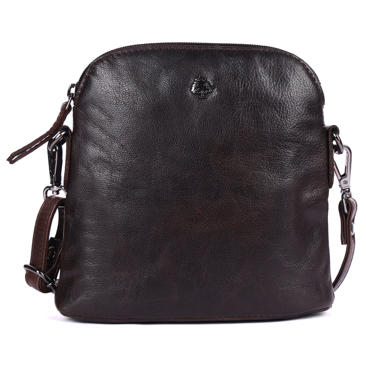 Sac à Bandoulière en Cuir Dubbo - Marron